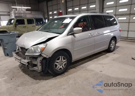 2007 Honda Odyssey Ex-L from USA, damaged, VIN 5FNRL38627B443125